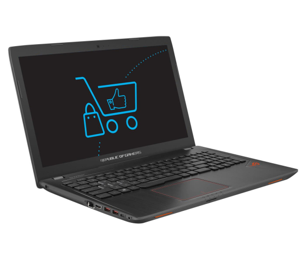 ASUS ROG Strix GL553VE i7-7700/16GB/1TB/DVD 1050Ti - 366752 - zdjęcie